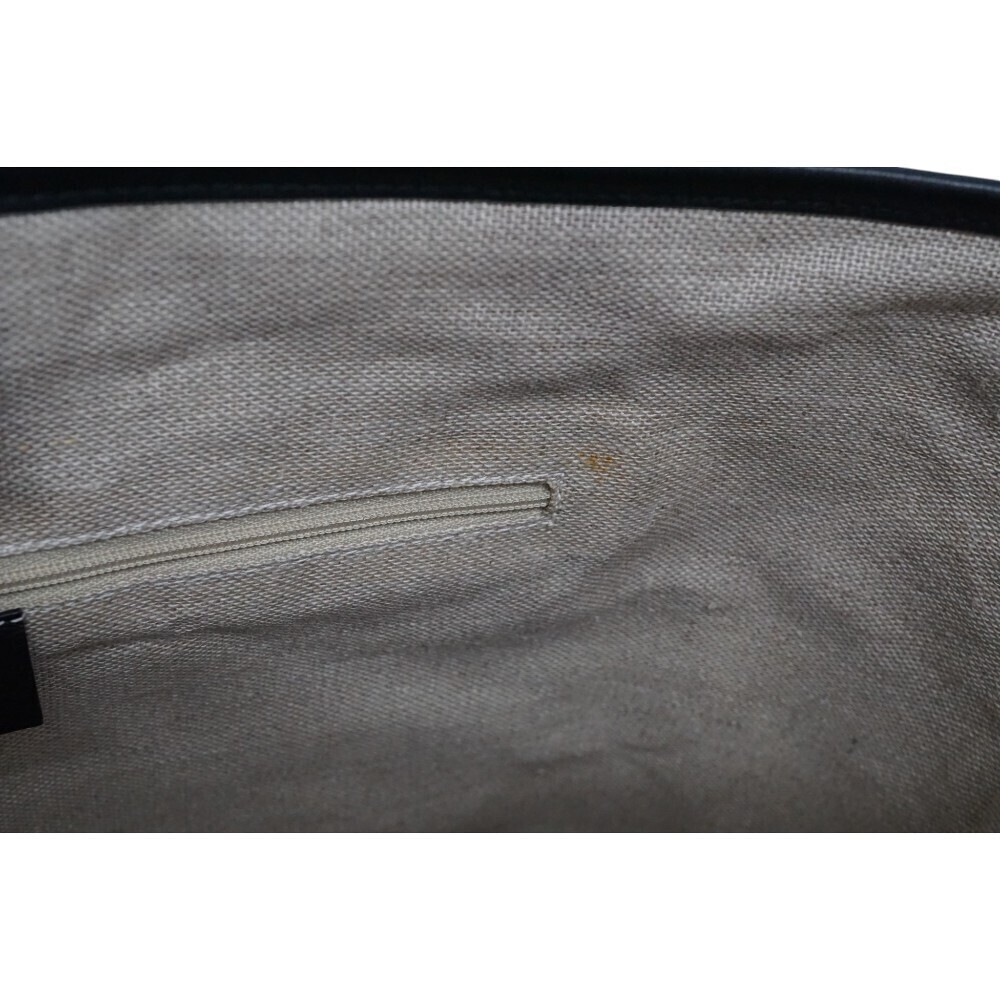 Gucci Monogram Imprime Tote Bag Black